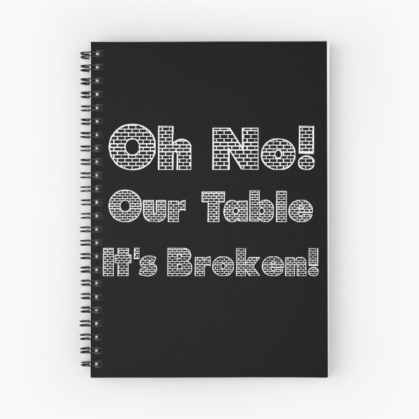 Item preview, oh no our table it's broken designed and sold by MarcosSolisC.