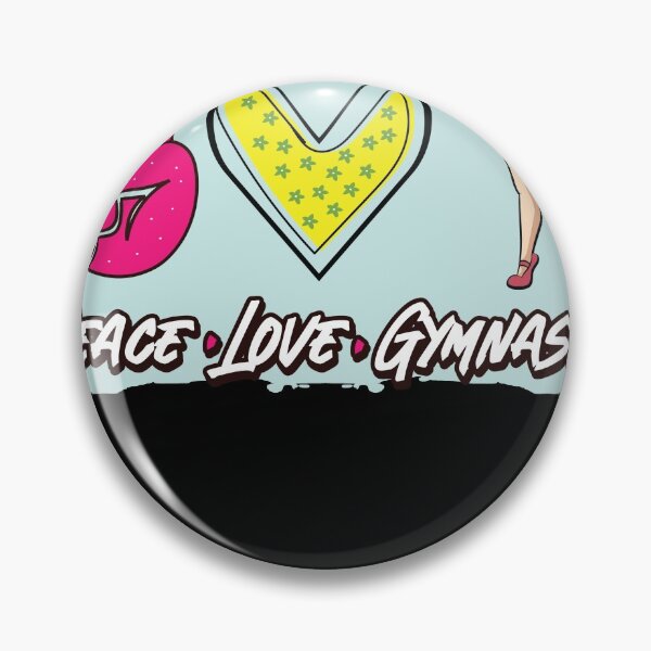 Item preview, Love Peace and Gymnastics and Sport Acrobatic Gymnast   designed and sold by Rzelemenz.