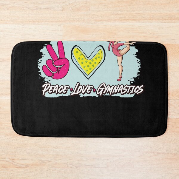 Item preview, Love Peace and Gymnastics and Sport Acrobatic Gymnast   designed and sold by Rzelemenz.