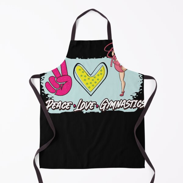 Item preview, Love Peace and Gymnastics and Sport Acrobatic Gymnast designed and sold by Rzelemenz.