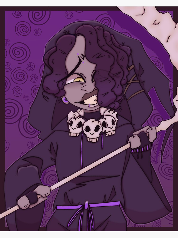 "Licorice cookie (cookies of darkness)" Sticker by blue365 Redbubble