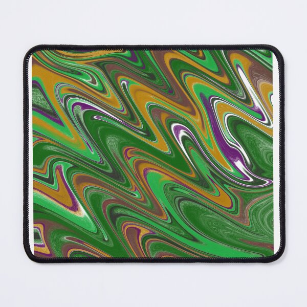 Item preview, Green and Brown Fluid Abstract Art designed and sold by Abstract65.