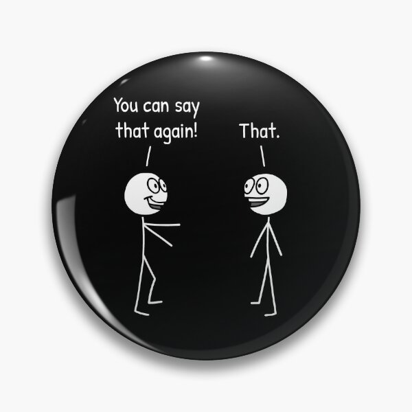 Item preview, You Can Say That Again Stick Figures designed and sold by BeesandBoo.