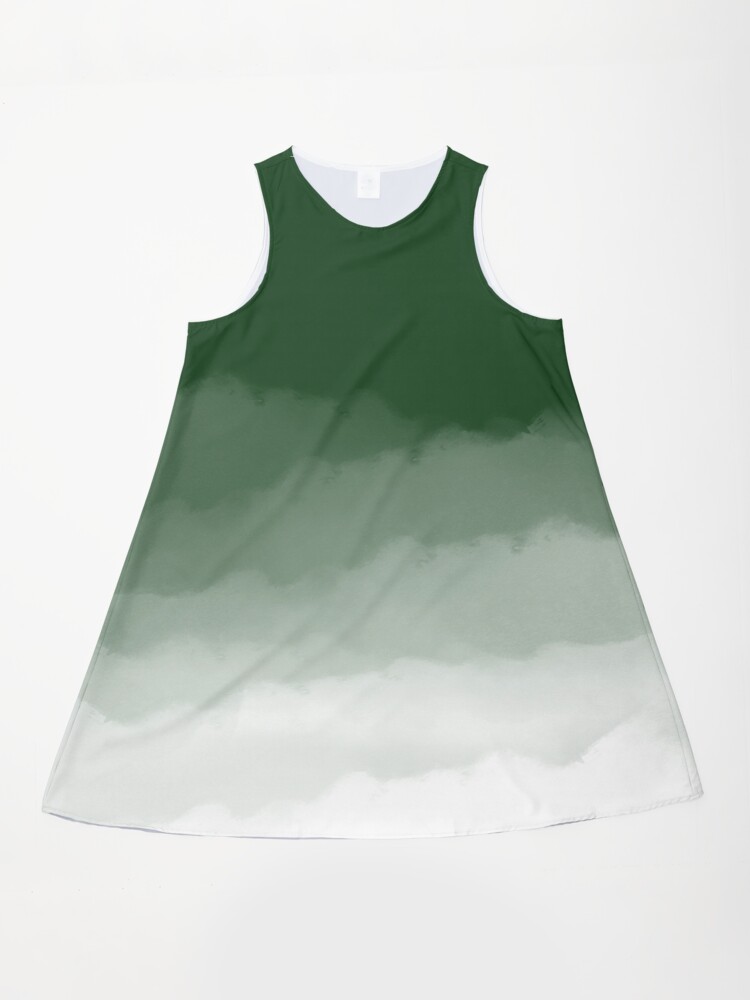 green watercolor dress Green Watercolour Print Mesh Overlay Bodycon Midi Dress – AX Paris main image 0