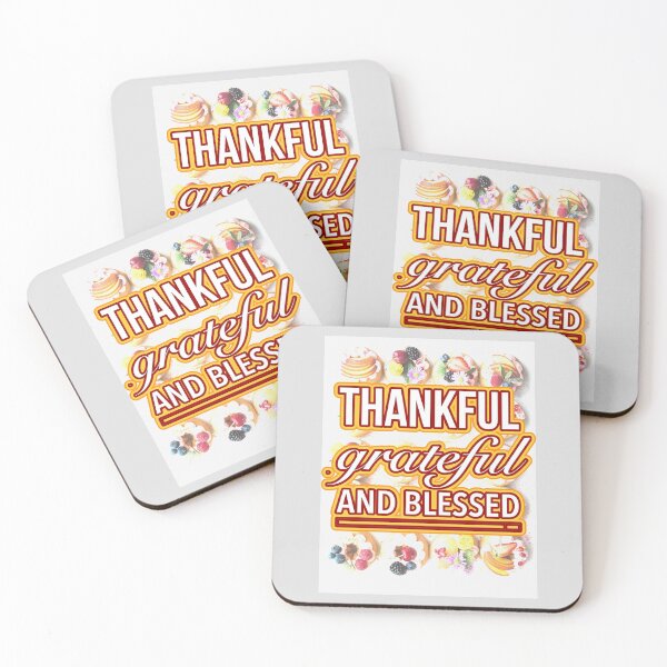 Item preview, THANKFUL GRATEFUL BLESSED THANKSGIVING designed and sold by samArtline.