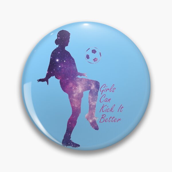 Item preview, Girls Can Kick It Better, Football Girl designed and sold by Koala Designs.