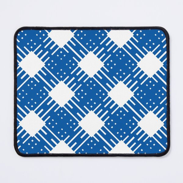 Item preview, Criss Cross Angled Dash Line Pattern 2 in Blue designed and sold by Neil Feigeles.