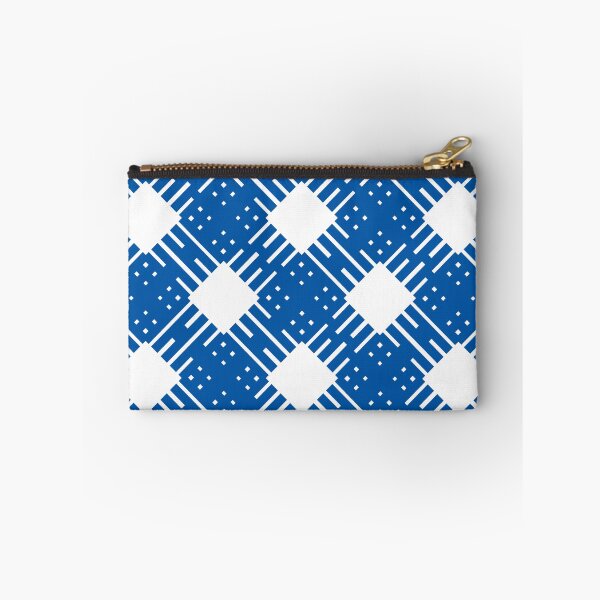 Item preview, Criss Cross Angled Dash Line Pattern 2 in Blue designed and sold by Neil Feigeles.