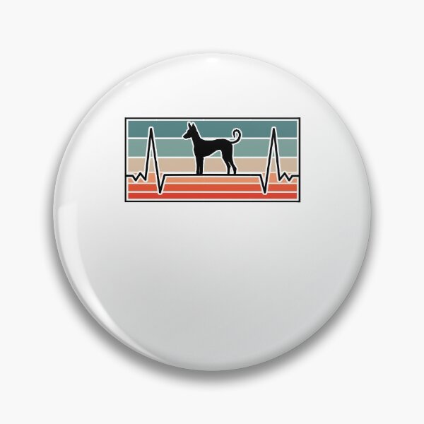 Item preview, Podenco heartbeat spanish greyhound vintage designed and sold by madgrfx.