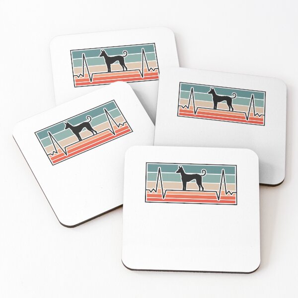 Item preview, Podenco heartbeat spanish greyhound vintage designed and sold by madgrfx.