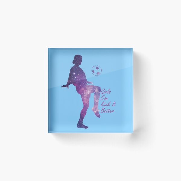 Item preview, Girls Can Kick It Better, Football Girl designed and sold by Koala Designs.