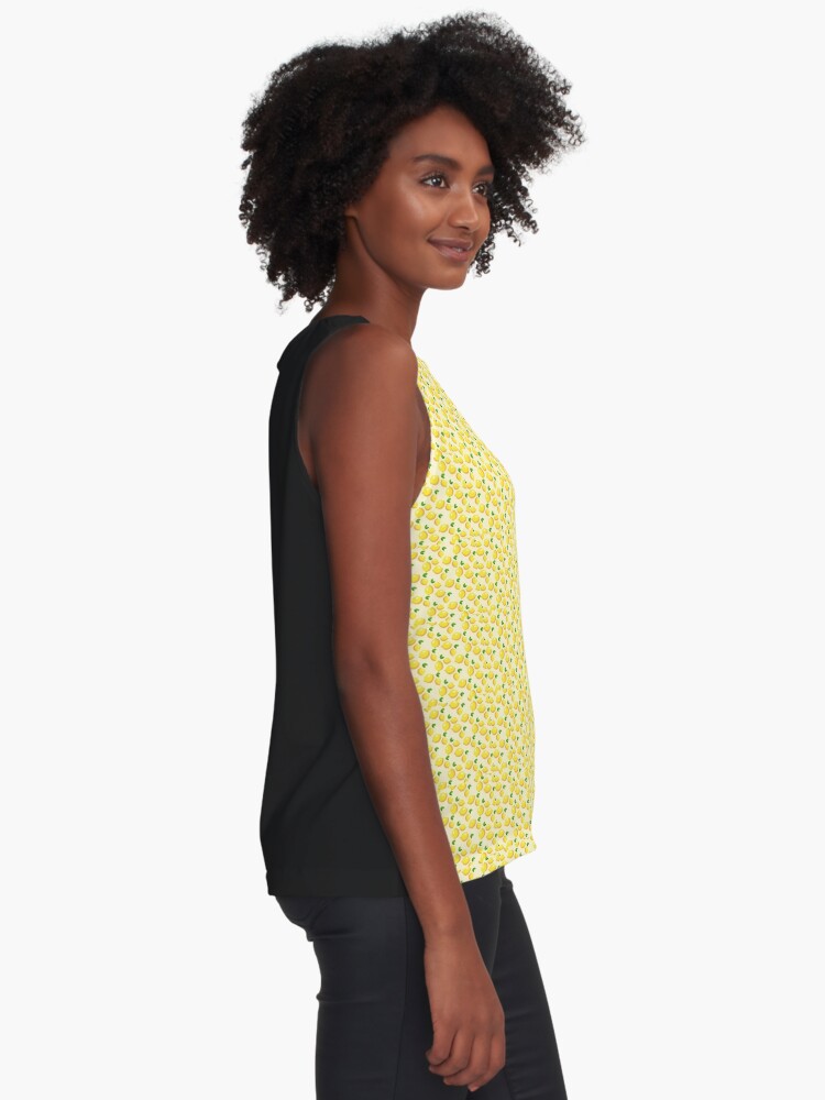 lemon sleeveless top