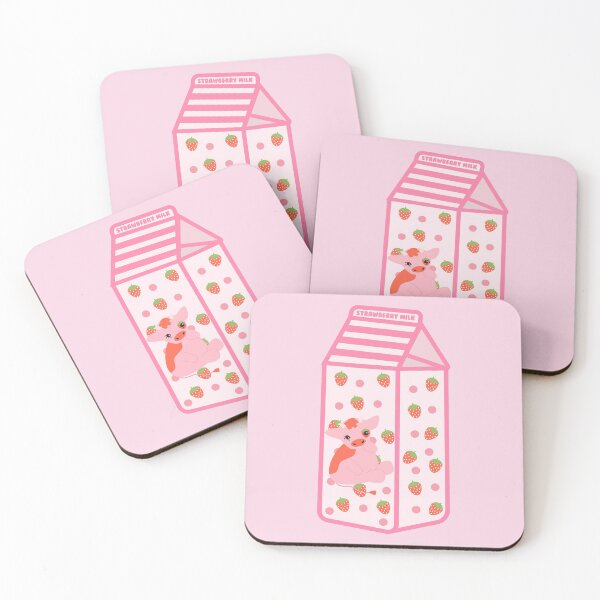 Item preview, Strawberry cow milk box designed and sold by racharanha.