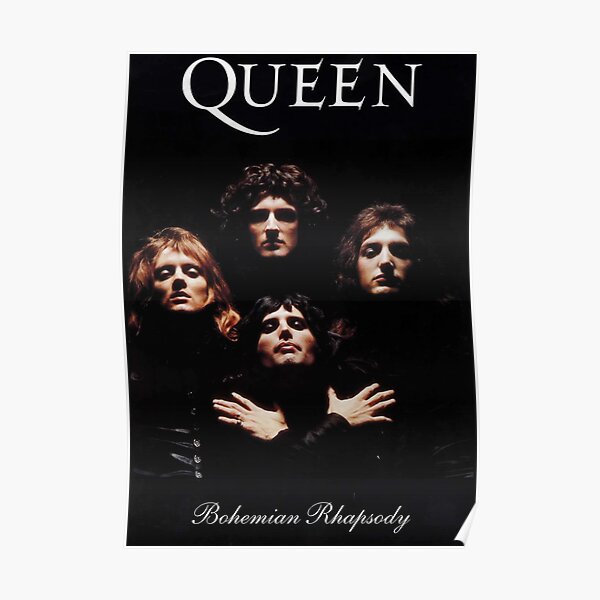 Vintage Queen Band Konzert Poster