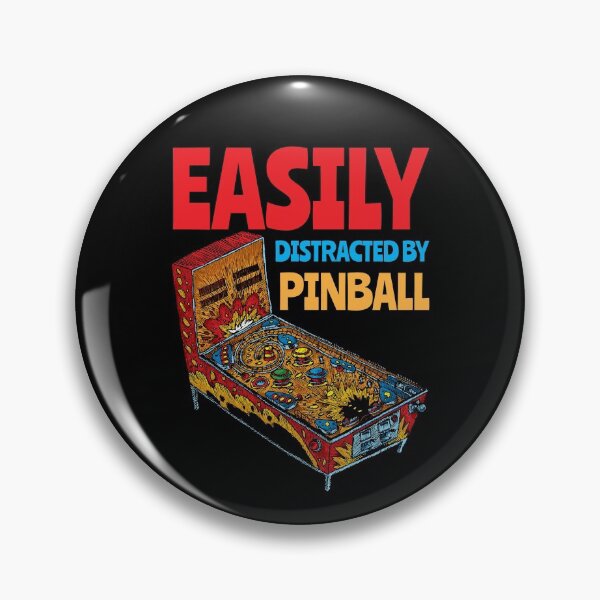 Item preview, Vintage Pinball Machine Retro Gaming Gamer Arcade designed and sold by Maria Garcia.