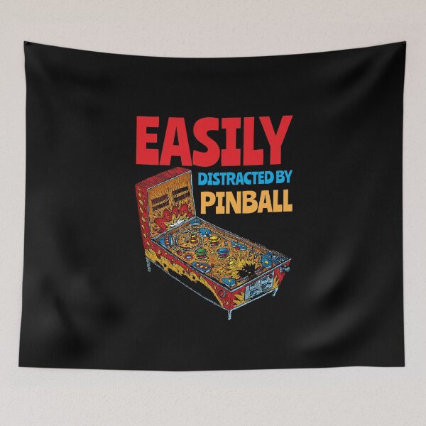 Item preview, Vintage Pinball Machine Retro Gaming Gamer Arcade designed and sold by Maria Garcia.