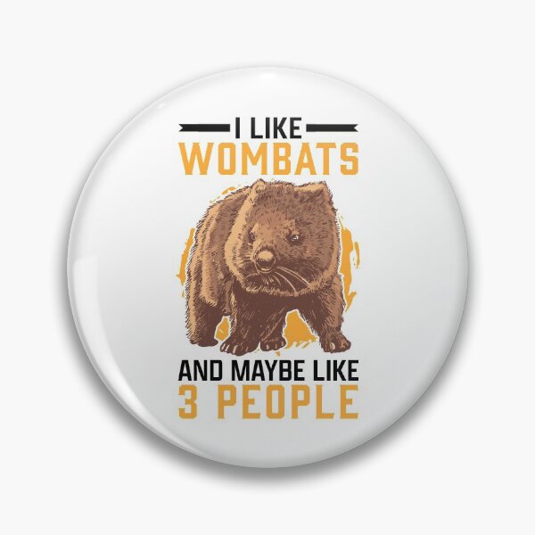 Item preview, I like wombat marsupial australia travel designed and sold by madgrfx.
