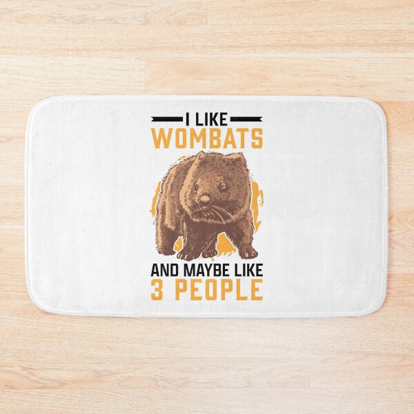 Item preview, I like wombat marsupial australia travel designed and sold by madgrfx.