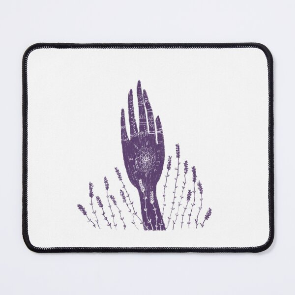 Item preview, Mystical Lavender Mehndi Hand Tattoo with Mandala Design designed and sold by Halcart.