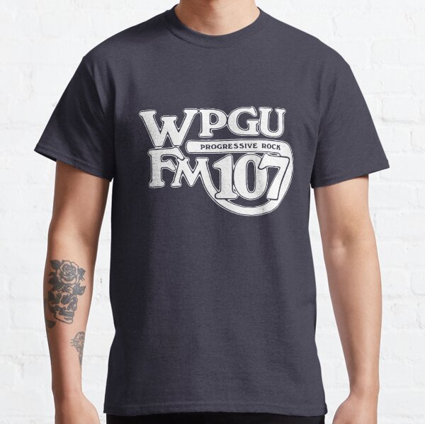 WPGU Progressive Rock Radio — Original 1970's Retraced Logo Classic T-Shirt