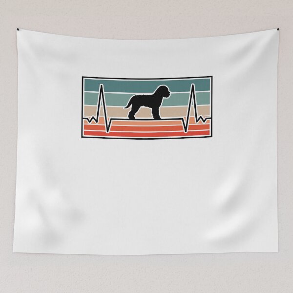 Item preview, Lagotto Romagnolo Heartbeat Truffle Dog Gift designed and sold by madgrfx.