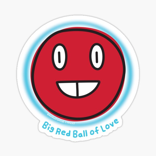 Big Red Ball of Love Sticker