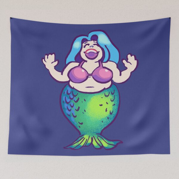 Item preview, I draw singing mermaid from the night market mermaid show / stardew valley designed and sold by RansRoom.