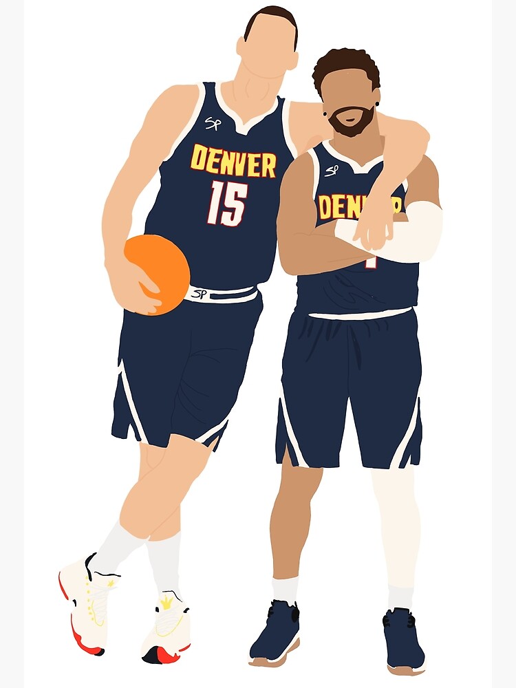 Jamal Murray and Nikola Jokic - Denver Nuggets - Posters and Art Prints