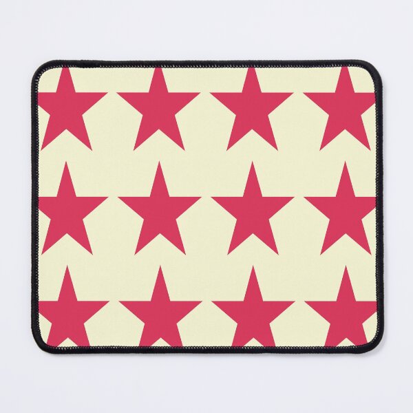 Item preview, Large RASPBERRY PINK and CREAM STARS designed and sold by RachelMacht.