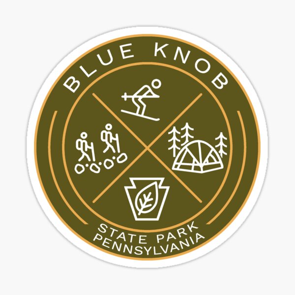 "Blue Knob State Park Heraldic Logo" Sticker for Sale by VanyaKar