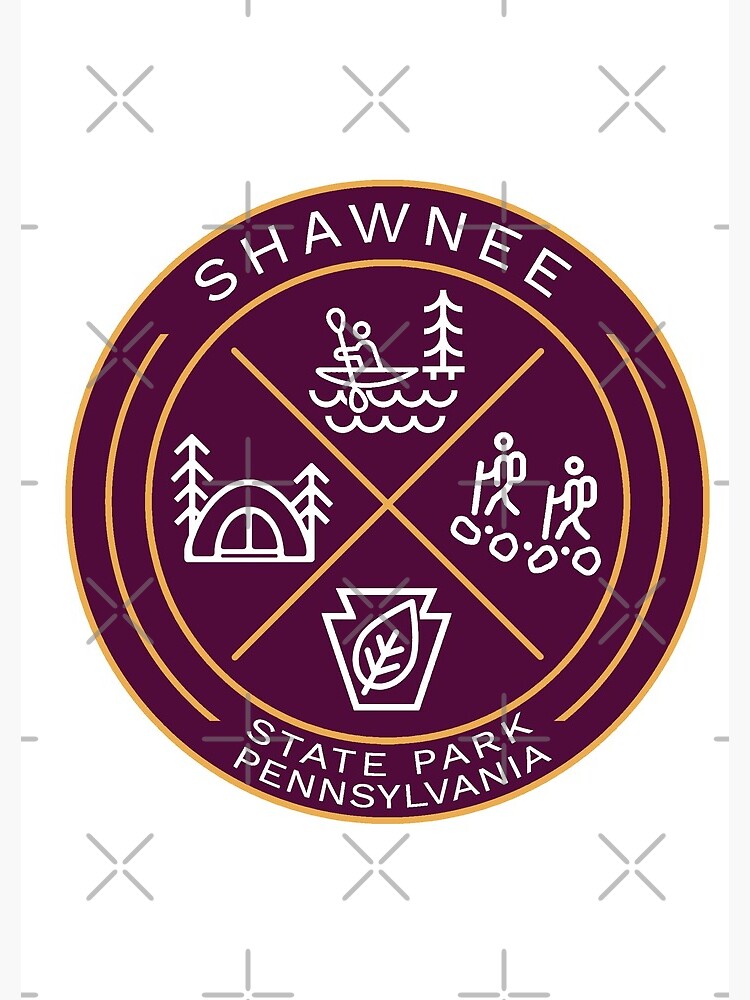 "Shawnee State Park Heraldic Logo" Spiral Notebook for Sale by VanyaKar