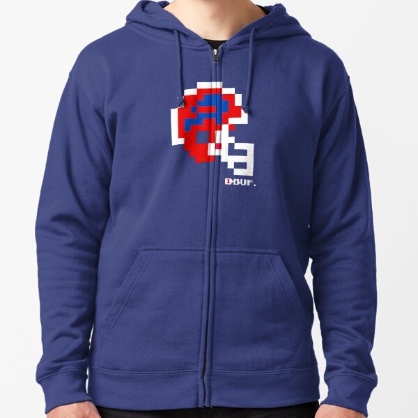 BUF Red Helmet - Tecmo Bowl Shirt Zipped Hoodie