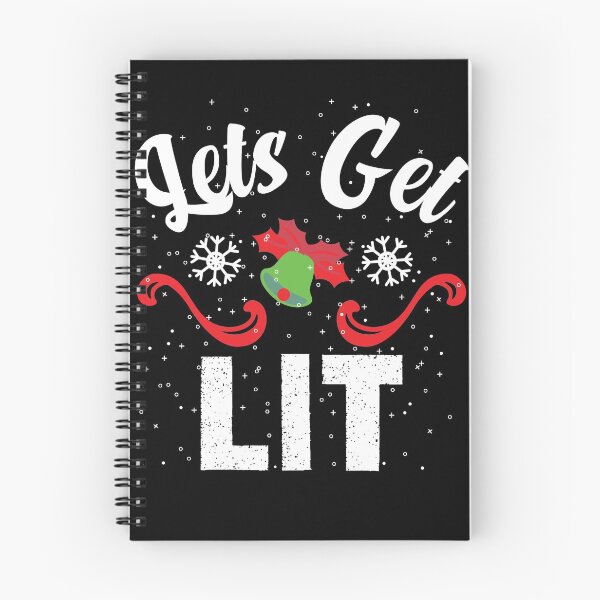 Item preview, Christmas Funny Pajamas Let's Get Lit Drinking Christmas designed and sold by TheMattDesigns.