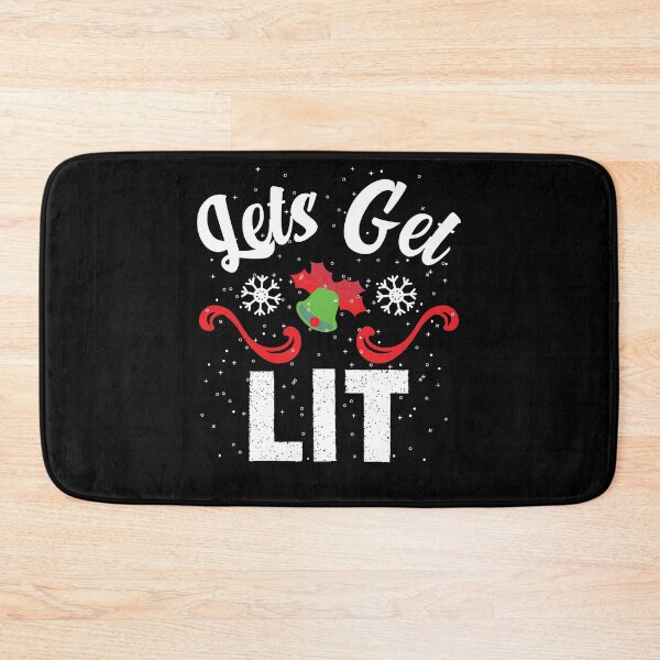Item preview, Christmas Funny Pajamas Let's Get Lit Drinking Christmas designed and sold by TheMattDesigns.