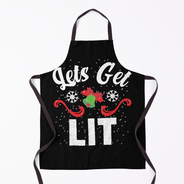 Item preview, Christmas Funny Pajamas Let's Get Lit Drinking Christmas designed and sold by TheMattDesigns.