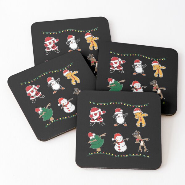 Item preview, Christmas Gift Dabbing Santa Claus Penguin & Reindeer designed and sold by Lenny Stahl.