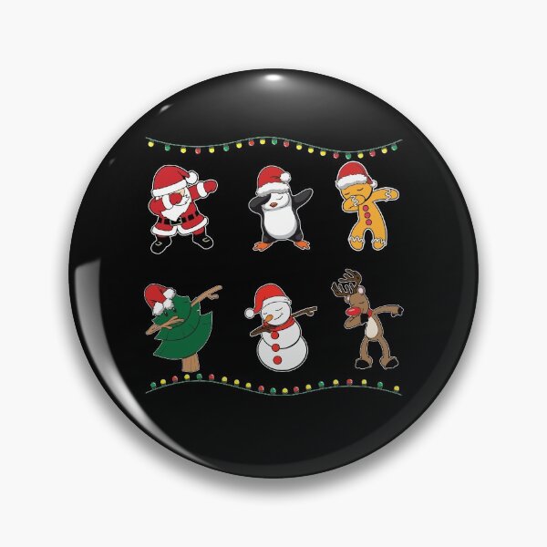 Item preview, Christmas Gift Dabbing Santa Claus Penguin & Reindeer designed and sold by Lenny Stahl.