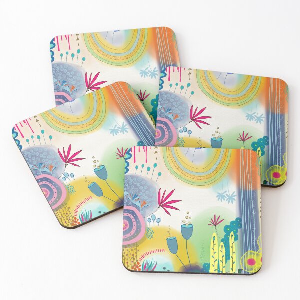 Item preview, Abstract flowers / good mood flowers designed and sold by Mamas-Liebling.