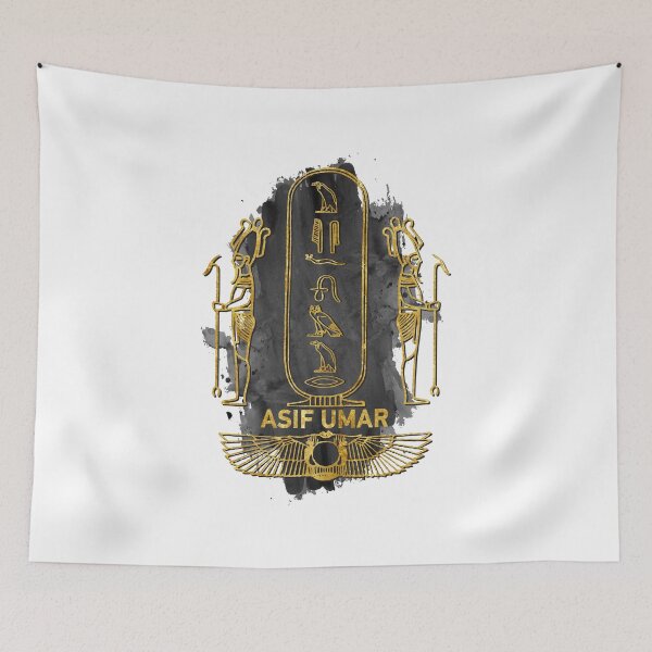 Item preview, Asif Umar your name in old Egyptian hieroglyphics symbols designed and sold by elmanchour.