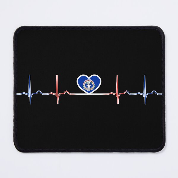 Item preview, Latido del corazón Islas Marianas del Norte designed and sold by Heartbeatsalad.