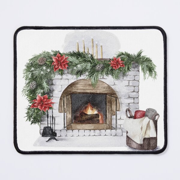 Item preview, Festive Fireplace designed and sold by Patricia Johnston.