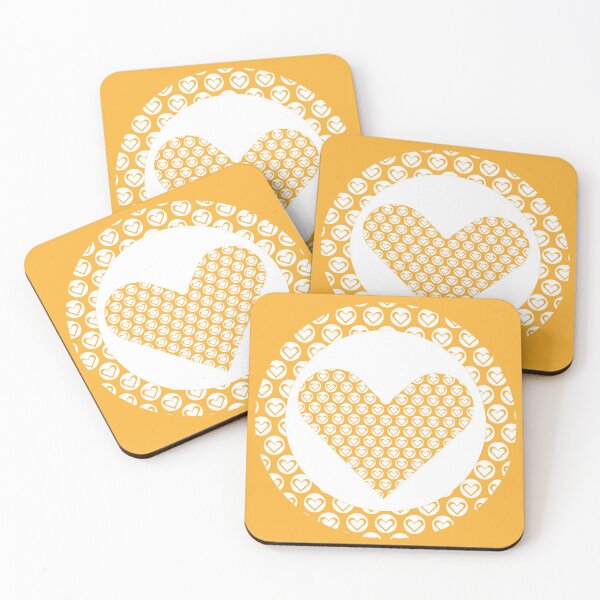 Item preview, White Honey Yellow Hearts  designed and sold by ZophiaSolaris.