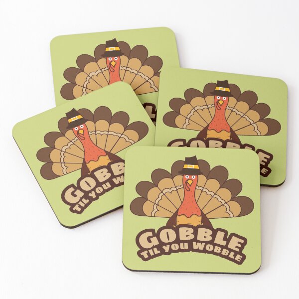 Item preview, Gobble Til You Wobble - Funny Thanksgiving Turkey designed and sold by ttttee.