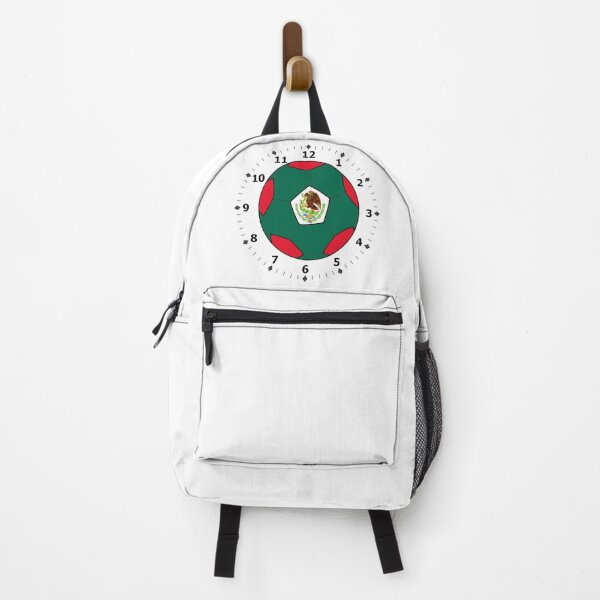 Item preview, mexican flag clock designed and sold by ZiphGames.