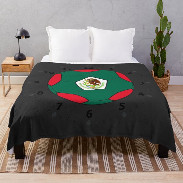 Aperçu de l'œuvre horloge drapeau mexicain créée et vendue par ZiphGames.
