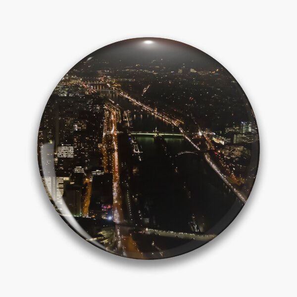 Item preview, Paris Seine River Nighttime City Lights designed and sold by SafariByMarisa.
