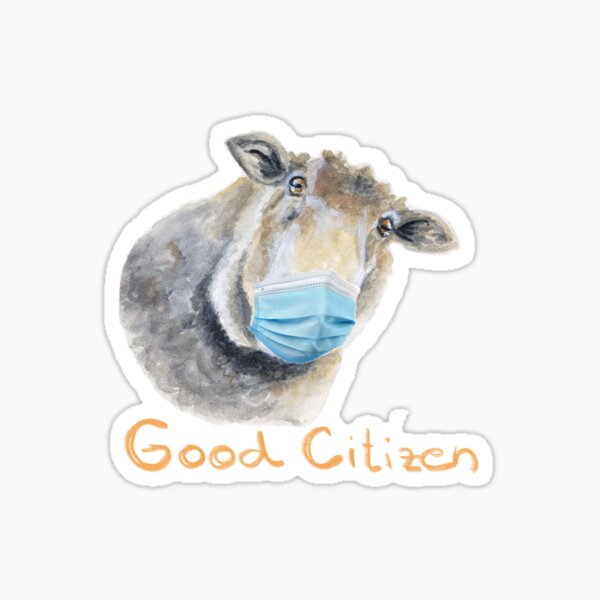 Autocollant mouton sheep pecora schaf sticker adesivo aufkleber