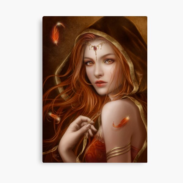 Red path of eternity Canvas Print