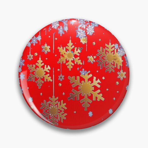 Item preview, RED DECORATIVE SNOW FLAKE HOLIDAY PATTERNS  designed and sold by sharlesart.