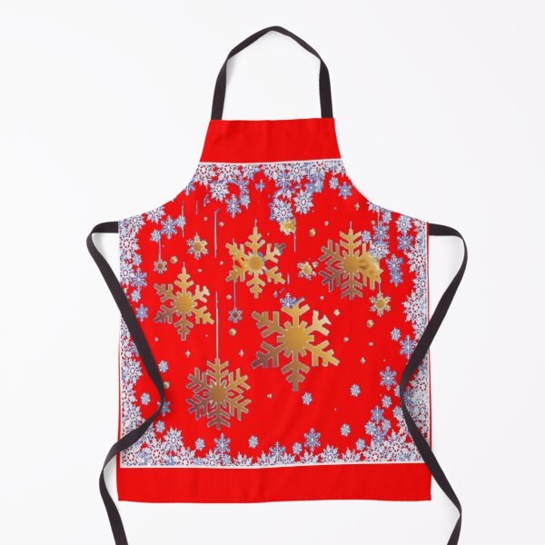 Item preview, RED DECORATIVE SNOW FLAKE HOLIDAY PATTERNS designed and sold by sharlesart.